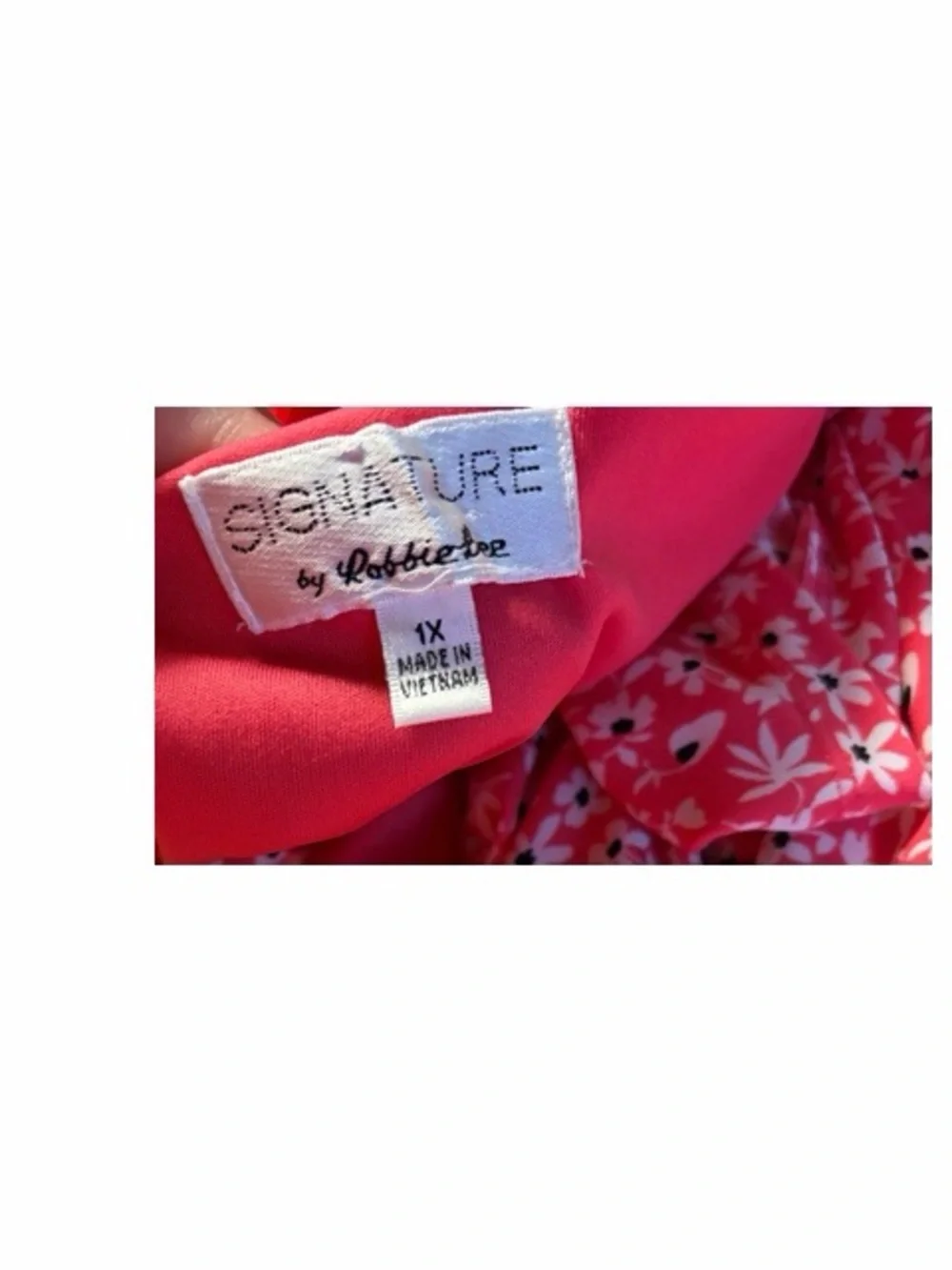 Signature By Robbie Bee Floral Surplice Fit And Flare‎ Dress